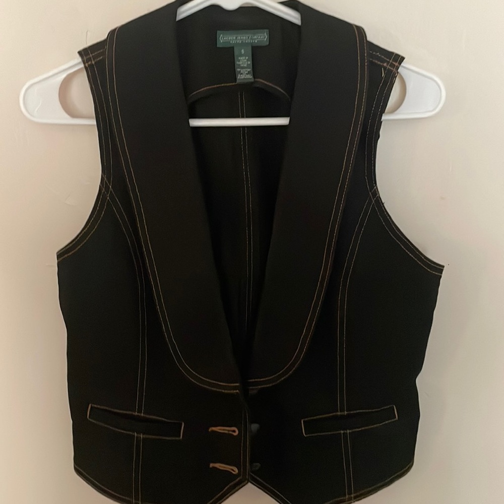 Vintage Ralph Lauren Denim Vest Small
